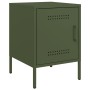 Mesita de noche de acero verde oliva 36x39x50,5 cm von , Nachttische - Ref: Foro24-842918, Preis: 55,41 €, Rabatt: %