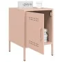 Mesitas de noche 2 unidades acero rosa 36x39x50,5 cm de , Mesitas de noche - Ref: Foro24-842913, Precio: 79,36 €, Descuento: %