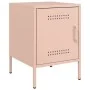 Mesitas de noche 2 unidades acero rosa 36x39x50,5 cm de , Mesitas de noche - Ref: Foro24-842913, Precio: 79,36 €, Descuento: %