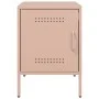 Mesitas de noche 2 unidades acero rosa 36x39x50,5 cm de , Mesitas de noche - Ref: Foro24-842913, Precio: 79,36 €, Descuento: %