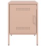 Nachttische, 2 Stück, rosa Stahl, 36x39x50,5 cm. von , Nachttische - Ref: Foro24-842913, Preis: 94,40 €, Rabatt: %