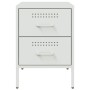 Nachttisch aus weißem Stahl 36x39x50,5 cm von , Nachttische - Ref: Foro24-842932, Preis: 70,81 €, Rabatt: %