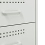 Nachttisch aus weißem Stahl 36x39x50,5 cm von , Nachttische - Ref: Foro24-842932, Preis: 70,81 €, Rabatt: %