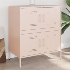 Aparador de acero rosa 68x39x79 cm by , Sideboards - Ref: Foro24-842953, Price: 110,36 €, Discount: %