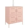 Aparador de acero rosa 68x39x79 cm by , Sideboards - Ref: Foro24-842953, Price: 109,11 €, Discount: %