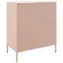 Aparador de acero rosa 68x39x79 cm by , Sideboards - Ref: Foro24-842953, Price: 109,11 €, Discount: %