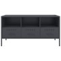 Mueble para TV acero gris antracita 100,5x39x50,5 cm de , Muebles TV - Ref: Foro24-843038, Precio: 122,34 €, Descuento: %