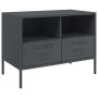 TV-Möbel aus anthrazitgrauem Stahl, 68x39x50,5 cm. von , TV-Möbel - Ref: Foro24-843046, Preis: 79,65 €, Rabatt: %