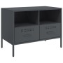 TV-Möbel aus anthrazitgrauem Stahl, 68x39x50,5 cm. von , TV-Möbel - Ref: Foro24-843046, Preis: 94,74 €, Rabatt: %
