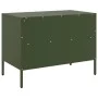Fernsehmöbel aus olivgrünem Stahl 68x39x50,5 cm von , TV-Möbel - Ref: Foro24-843050, Preis: 79,65 €, Rabatt: %