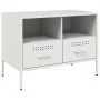 Mueble para TV acero blanco 68x39x50,5 cm by , TV Furniture - Ref: Foro24-843052, Price: 79,65 €, Discount: %