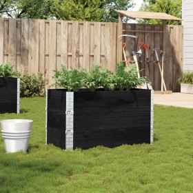 Jardinera de madera maciza de pino negro 100x50 cm de , Maceteros y jardineras - Ref: Foro24-3295428, Precio: 113,27 €, Descu...
