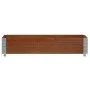 Jardinera de madera maciza de pino marrón 100x50 cm by , Pots and planters - Ref: Foro24-3295390, Price: 42,20 €, Discount: %