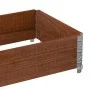 Jardinera de madera maciza de pino marrón 100x50 cm by , Pots and planters - Ref: Foro24-3295390, Price: 42,20 €, Discount: %