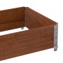 Jardinera de madera maciza de pino marrón 100x50 cm by , Pots and planters - Ref: Foro24-3295390, Price: 45,92 €, Discount: %