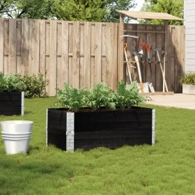 Jardinera de madera maciza de pino negro 100x50 cm by , Pots and planters - Ref: Foro24-3295392, Price: 57,97 €, Discount: %