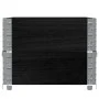 Jardinera de madera maciza de pino negro 100x50 cm de , Maceteros y jardineras - Ref: Foro24-3295392, Precio: 57,96 €, Descue...