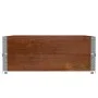 Jardinera de madera maciza de pino marrón 100x100 cm by , Pots and planters - Ref: Foro24-3295402, Price: 84,40 €, Discount: %