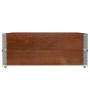 Jardinera de madera maciza de pino marrón 100x100 cm by , Pots and planters - Ref: Foro24-3295402, Price: 86,02 €, Discount: %
