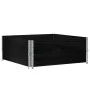 Jardinera de madera maciza de pino negra 100x100 cm by , Pots and planters - Ref: Foro24-3295400, Price: 69,73 €, Discount: %