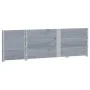 Jardinera de madera maciza de pino gris 150x50 cm de , Maceteros y jardineras - Ref: Foro24-3295437, Precio: 120,55 €, Descue...