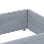 Jardinera de madera maciza de pino gris 150x50 cm by , Pots and planters - Ref: Foro24-3295409, Price: 96,64 €, Discount: %