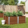 Jardinera de madera maciza de pino marrón 150x100 cm by , Pots and planters - Ref: Foro24-3295442, Price: 160,97 €, Discount: %
