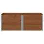 Jardinera de madera maciza de pino marrón 150x100 cm by , Pots and planters - Ref: Foro24-3295442, Price: 157,66 €, Discount: %