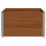 Jardinera de madera maciza de pino marrón 150x100 cm by , Pots and planters - Ref: Foro24-3295442, Price: 160,97 €, Discount: %