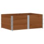Jardinera de madera maciza de pino marrón 150x100 cm by , Pots and planters - Ref: Foro24-3295442, Price: 160,97 €, Discount: %