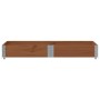 Jardinera de madera maciza de pino marrón 150x100 cm by , Pots and planters - Ref: Foro24-3295414, Price: 65,22 €, Discount: %
