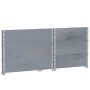 Massive Holzblumenkasten aus grauer Kiefer 80x60 cm von , Töpfe und Pflanzgefäße - Ref: Foro24-3295421, Preis: 79,92 €, Rabat...