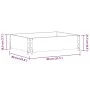 Massive Holzblumenkasten aus grauer Kiefer 80x60 cm von , Töpfe und Pflanzgefäße - Ref: Foro24-3295837, Preis: 36,49 €, Rabat...
