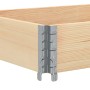 Massive Holzblumenkasten aus Kiefer 80x60 cm von , Töpfe und Pflanzgefäße - Ref: Foro24-3295835, Preis: 43,15 €, Rabatt: %