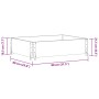 Massive Holzblumenkasten aus Kiefer 80x60 cm von , Töpfe und Pflanzgefäße - Ref: Foro24-3295835, Preis: 43,15 €, Rabatt: %