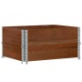 Jardinera de madera maciza de pino marrón 80x60 cm by , Pots and planters - Ref: Foro24-3295842, Price: 56,52 €, Discount: %