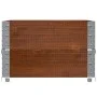 Jardinera de madera maciza de pino marrón 80x60 cm by , Pots and planters - Ref: Foro24-3295842, Price: 55,47 €, Discount: %