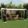 Cenador con paredes de malla acero crema 4x3 m by , Tents and gazebos - Ref: Foro24-4003911, Price: 349,00 €, Discount: %