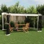 Pavillon mit cremefarbenen Stahl-Gitterwänden 4x3 m von , Zelte und Pavillons - Ref: Foro24-4003911, Preis: 376,12 €, Rabatt: %