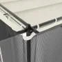 Pavillon mit cremefarbenen Stahl-Gitterwänden 4x3 m von , Zelte und Pavillons - Ref: Foro24-4003911, Preis: 376,12 €, Rabatt: %