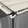 Pavillon mit cremefarbenen Stahl-Gitterwänden 4x3 m von , Zelte und Pavillons - Ref: Foro24-4003911, Preis: 348,53 €, Rabatt: %