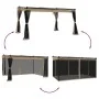 Cenador con paredes de malla acero taupe 4x3 m by , Tents and gazebos - Ref: Foro24-4003913, Price: 376,78 €, Discount: %