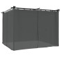 Cenador con cortinas acero gris antracita 3x3 m by , Tents and gazebos - Ref: Foro24-4003918, Price: 349,91 €, Discount: %