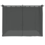 Cenador con cortinas acero gris antracita 3x3 m by , Tents and gazebos - Ref: Foro24-4003918, Price: 349,91 €, Discount: %