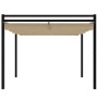 Cenador de jardín con techo retráctil taupe 3x3 m von , Zelte und Pavillons - Ref: Foro24-4003970, Preis: 466,89 €, Rabatt: %