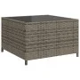 Sofá de jardín en forma de L con mesa y cojines ratán PE gris von , Gartensets - Ref: Foro24-369029, Preis: 341,90 €, Rabatt: %