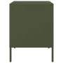 Nachttisch aus olivgrünem Stahl 36x39x50,5 cm von , Nachttische - Ref: Foro24-842930, Preis: 69,99 €, Rabatt: %