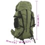 Mochila de senderismo tela oxford verde militar 80 l de , Mochilas - Ref: Foro24-4009972, Precio: 63,31 €, Descuento: %