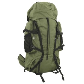 Mochila de senderismo tela oxford verde militar 100 l de , Mochilas - Ref: Foro24-4009979, Precio: 73,82 €, Descuento: %