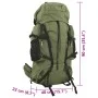Mochila de senderismo tela oxford verde militar 100 l de , Mochilas - Ref: Foro24-4009979, Precio: 75,18 €, Descuento: %
